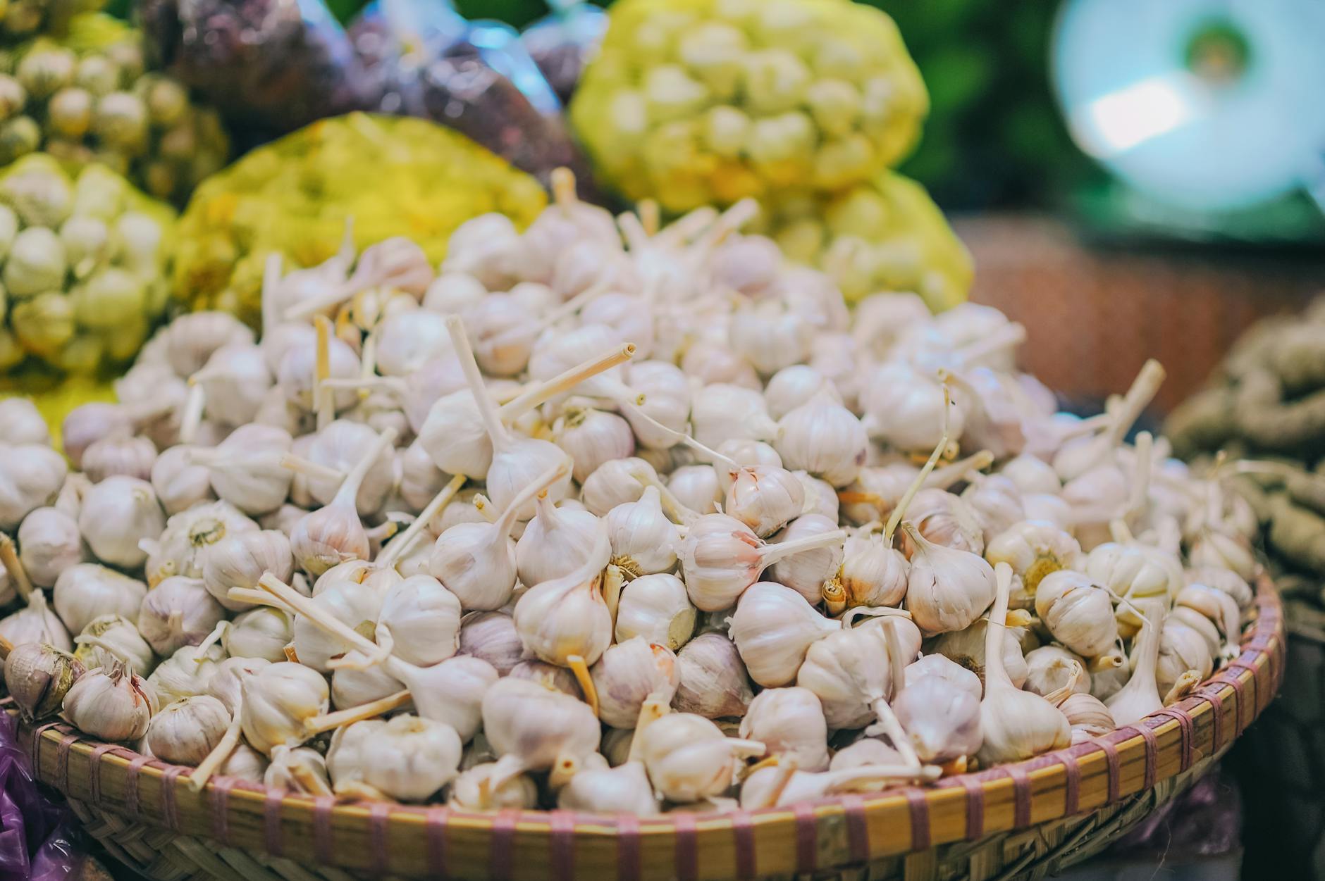 Raw garlic and honey….