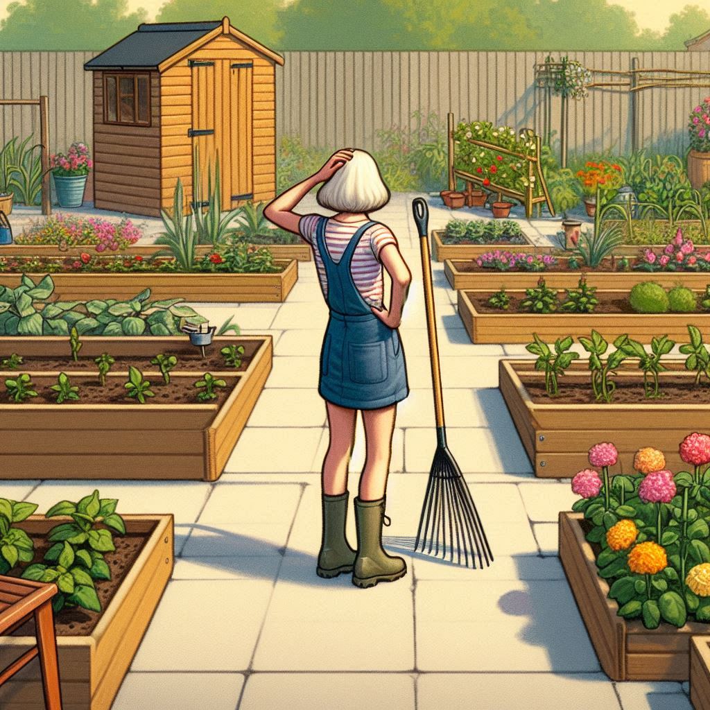 Why I WON’T have raised beds & paving!