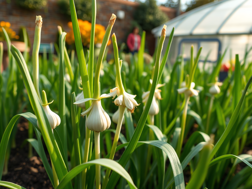 Have you ever tried growing garlic like this?